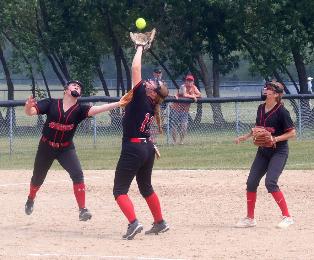 The A 17U softball provincial championships were hosted in Steinbach July 12/13. (Cassidy Dankochik The Carillon)