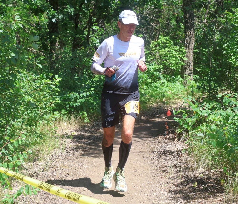The Old Tom Backyard Ultramarathon in Blumenort is the only race of that format hosted in Manitoba. (Cassidy Dankochik The Carillon)
