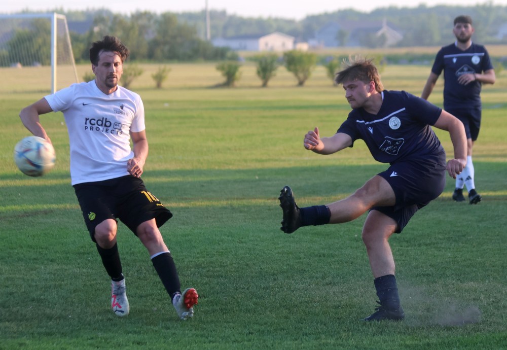 The Hanover Strikers came away with a 3-2 win in a match played July 2. (Cassidy Dankochik The Carillon)