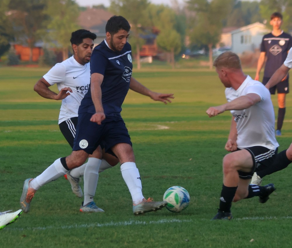 The Hanover Strikers came away with a 3-2 win in a match played July 2. (Cassidy Dankochik The Carillon)