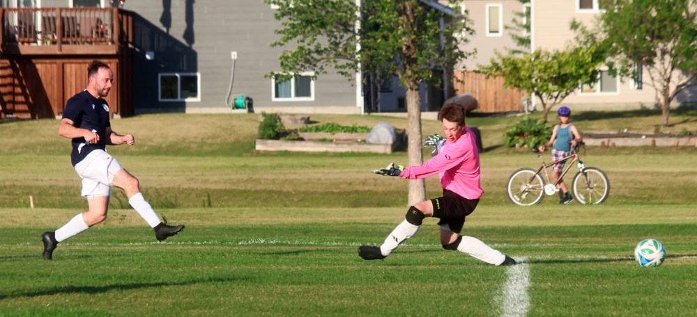 The Hanover Kickers improved their home record to 4-0 with a 8-1 win July 3. (Cassidy Dankochik The Carillon)