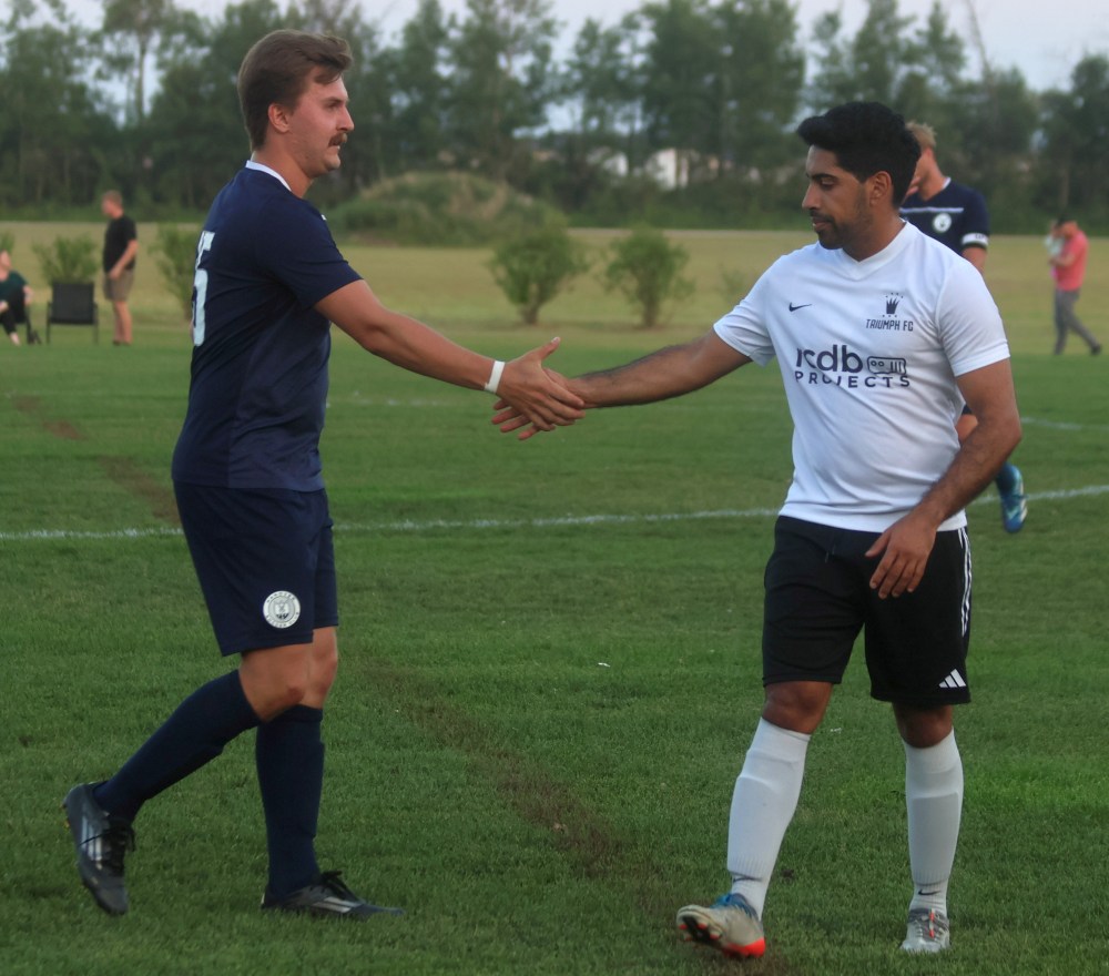 The Hanover Strikers came away with a 3-2 win in a match played July 2. (Cassidy Dankochik The Carillon)