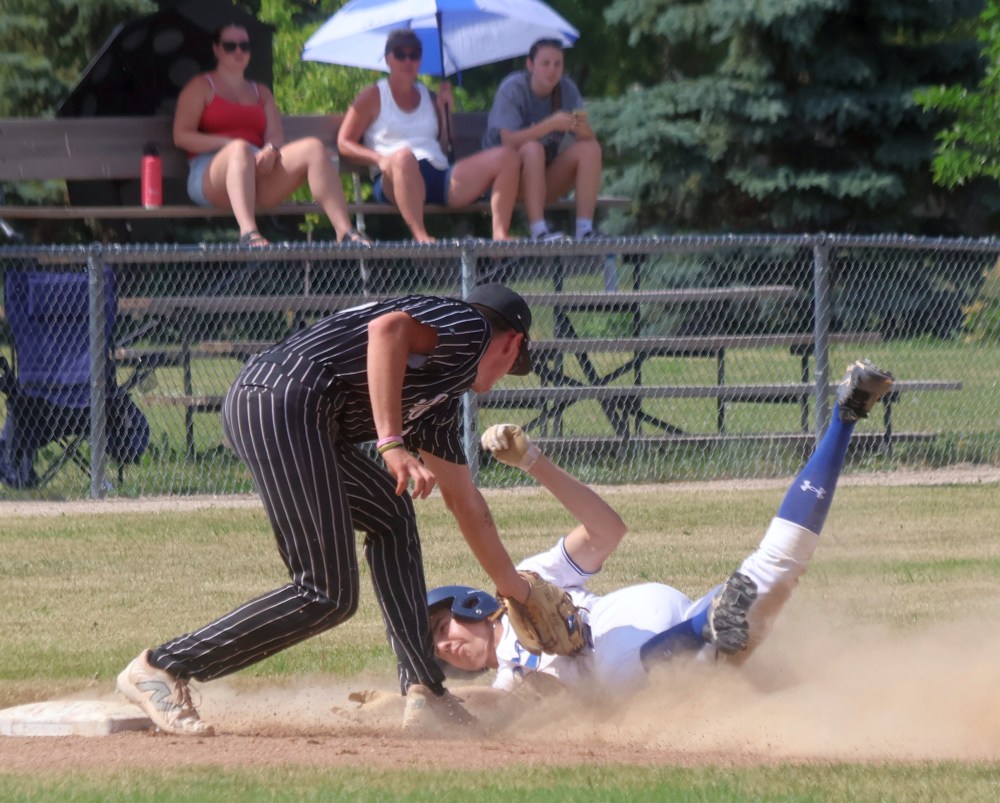 The Carillon Sultans picked up a pair of Canada Day victories during a double-header in Altona. (Cassidy Dankochik The Carillon)