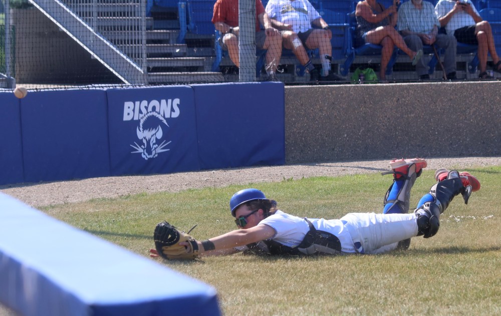 The Carillon Sultans picked up a pair of Canada Day victories during a double-header in Altona. (Cassidy Dankochik The Carillon)