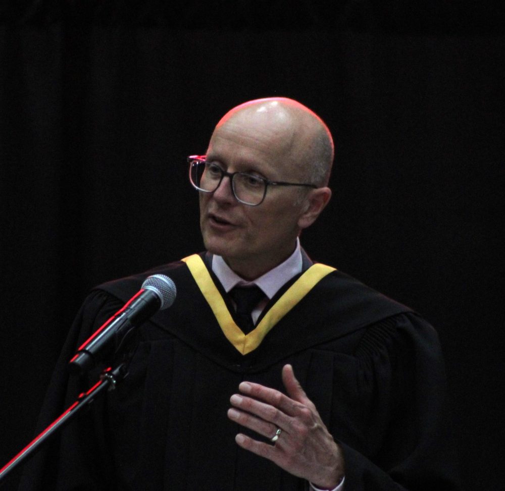 CHRISTIAN JADE SICAT THE CARILLON
Fred Meier, president and CEO of RRC Polytech told the graduates to be proud of their accomplishments.
