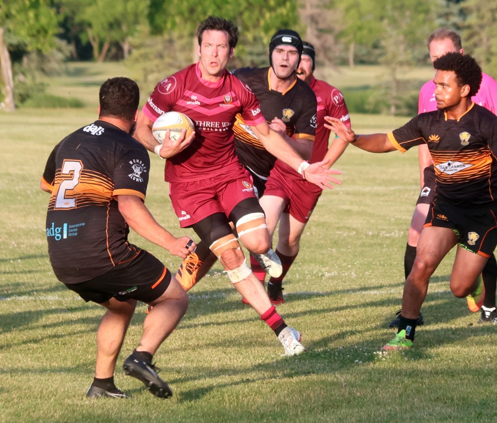 The Eastman Warriors battled the Manitoba Wombats at A.D. Penner Park June 26. (Cassidy Dankochik The Carillon)