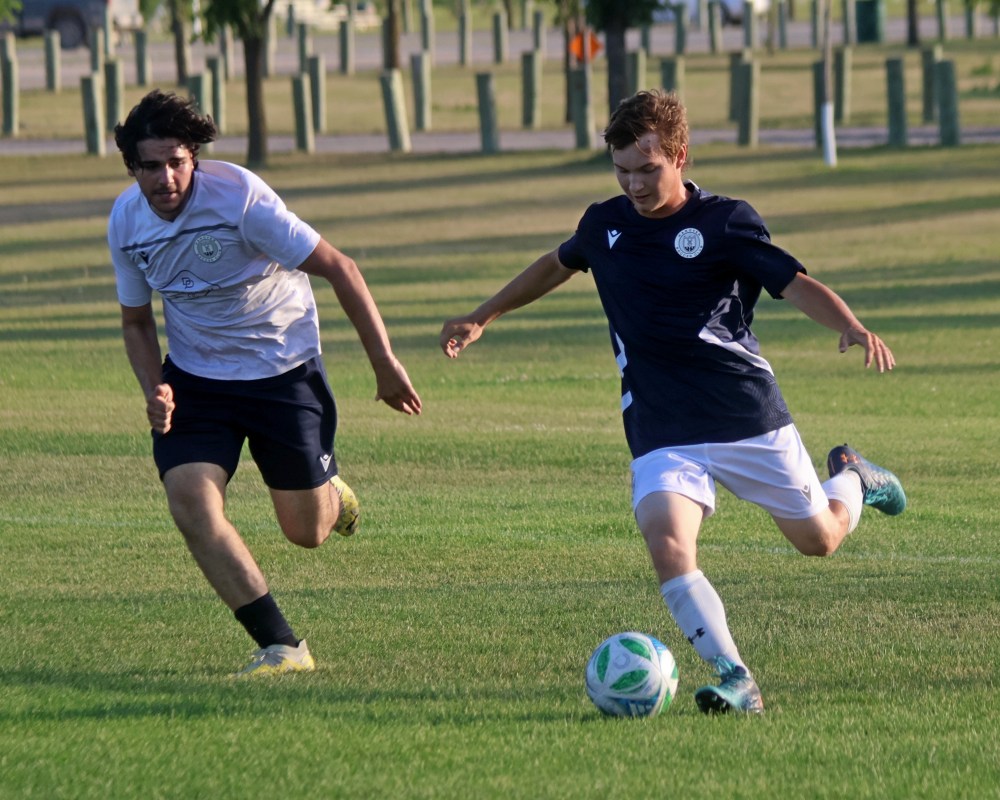 Teams from the Hanover Soccer Club made the most of their night after both opponents didn't show up for a match July 10. (Cassidy Dankochik The Carilloln)