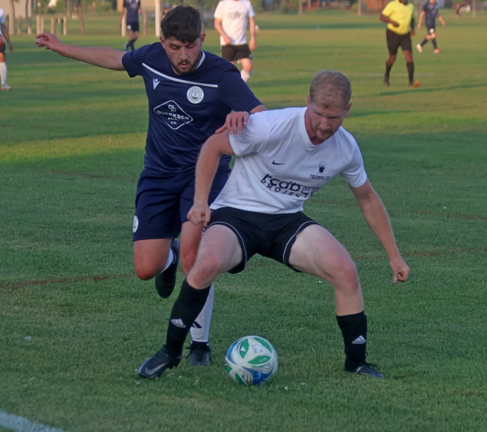 The Hanover Strikers came away with a 3-2 win in a match played July 2. (Cassidy Dankochik The Carillon)