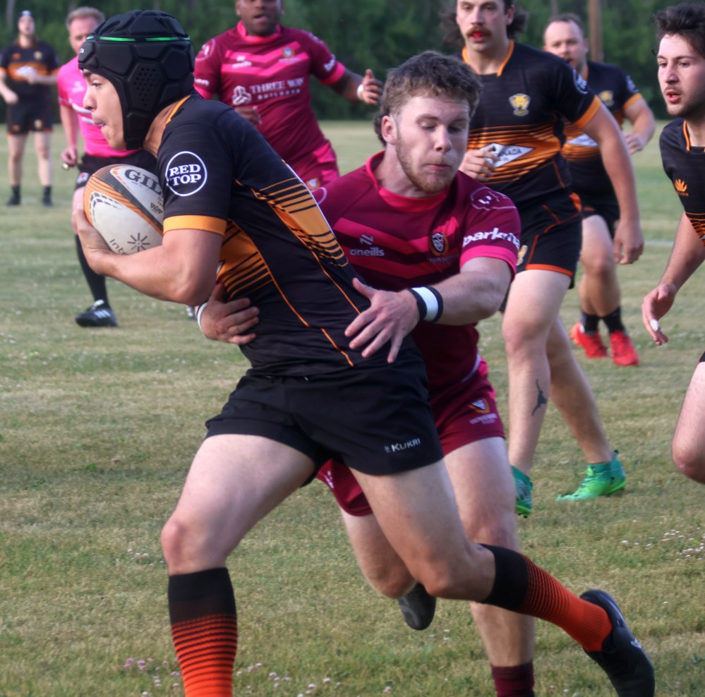 The Eastman Warriors battled the Manitoba Wombats at A.D. Penner Park June 26. (Cassidy Dankochik The Carillon)