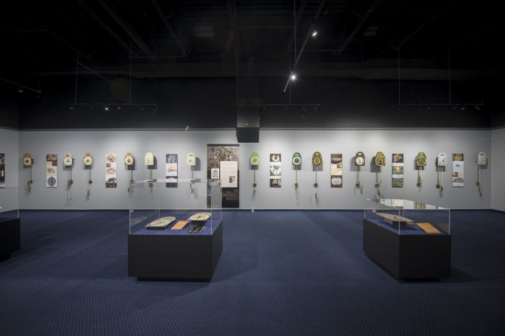 Grajewski Fotograph “The Art of Mennonite Clocks” exhibit in the Gerhard Ens Gallery.