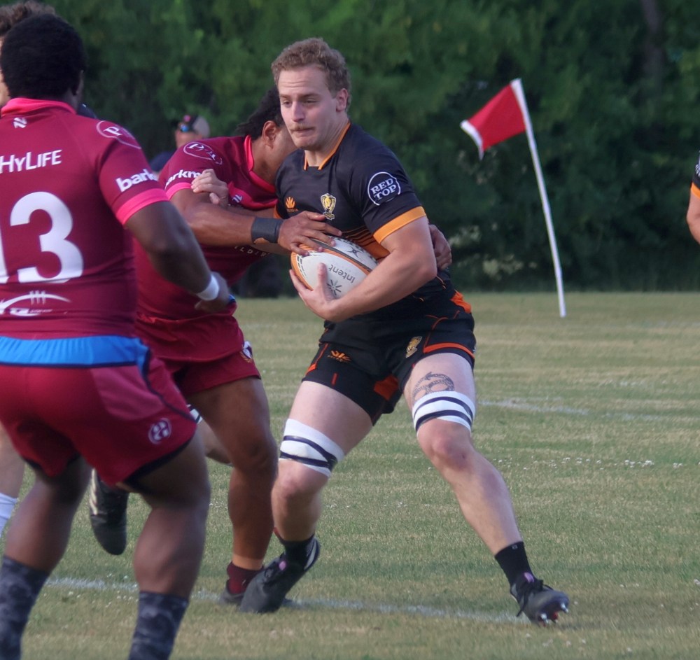 The Eastman Warriors battled the Manitoba Wombats at A.D. Penner Park June 26. (Cassidy Dankochik The Carillon)