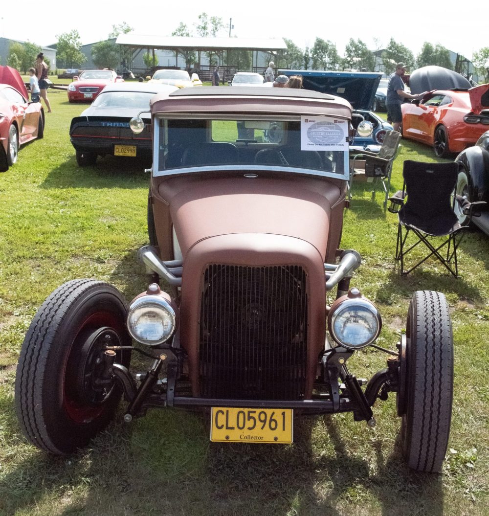 SVJETLANA MLINAREVIC THE CARILLON
Mennonite Heritage Village's Country Classics Car Club Show 'n Shine was held on July 26, 2025. A 1930 Ford Model A Track owned by Perry Cato of the Winnipeg Car Club awaits judging.