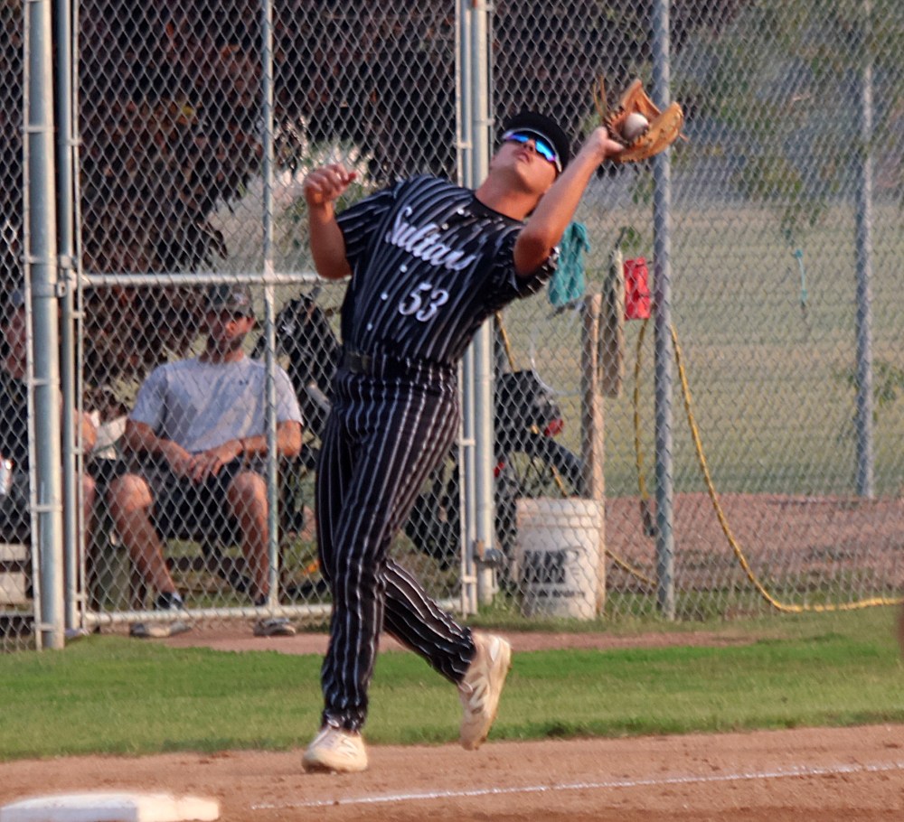 The Carillon Sultans won game four of the MJBL finals, clinching a 3-1 series victory and setting off celebrations at Koskie Field in Winnipeg July 30. (Cassidy Dankochik The Carillon)
