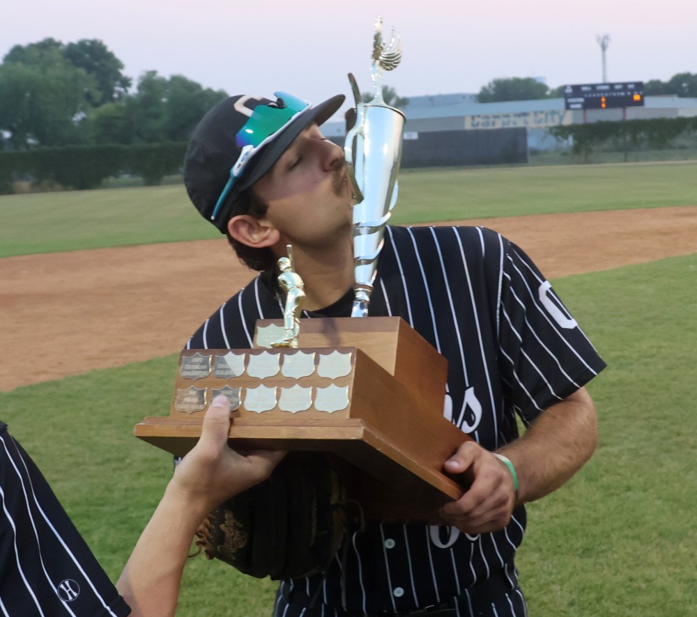 The Carillon Sultans won game four of the MJBL finals, clinching a 3-1 series victory and setting off celebrations at Koskie Field in Winnipeg July 30. (Cassidy Dankochik The Carillon)