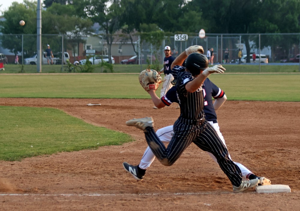 The Carillon Sultans won game four of the MJBL finals, clinching a 3-1 series victory and setting off celebrations at Koskie Field in Winnipeg July 30. (Cassidy Dankochik The Carillon)