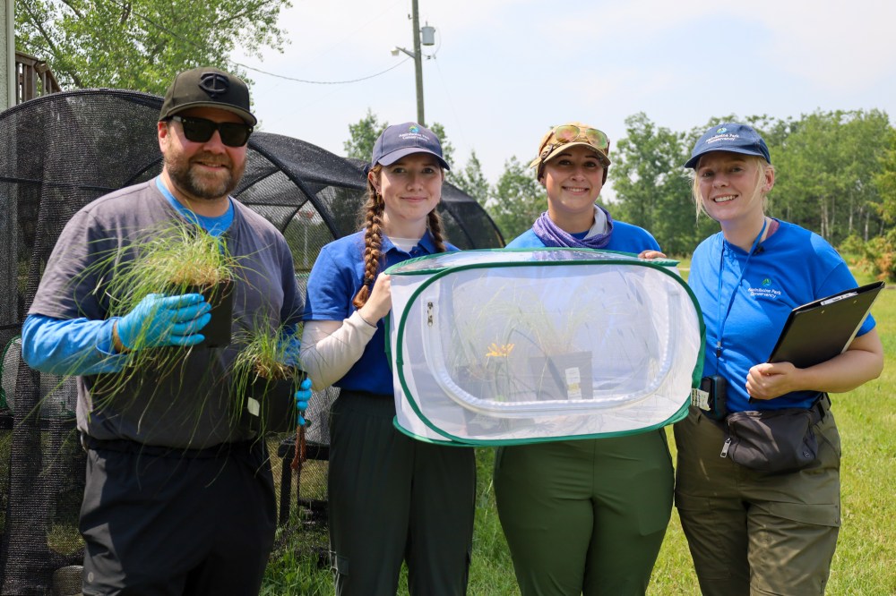 ASSINIBOINE PARK CONSERVANCY
Members of the conservation and research team in action.