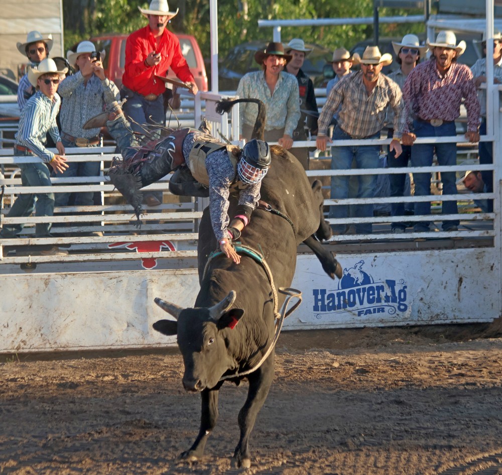 Fans packed into Grunthal for Crossfire Bullriding's Bull Riders of Canada invitational Aug. 14/15. (Cassidy Dankochik The Carillon)