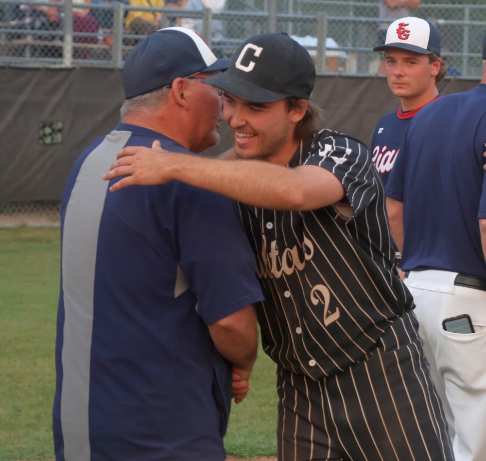 The Carillon Sultans won game four of the MJBL finals, clinching a 3-1 series victory and setting off celebrations at Koskie Field in Winnipeg July 30. (Cassidy Dankochik The Carillon)