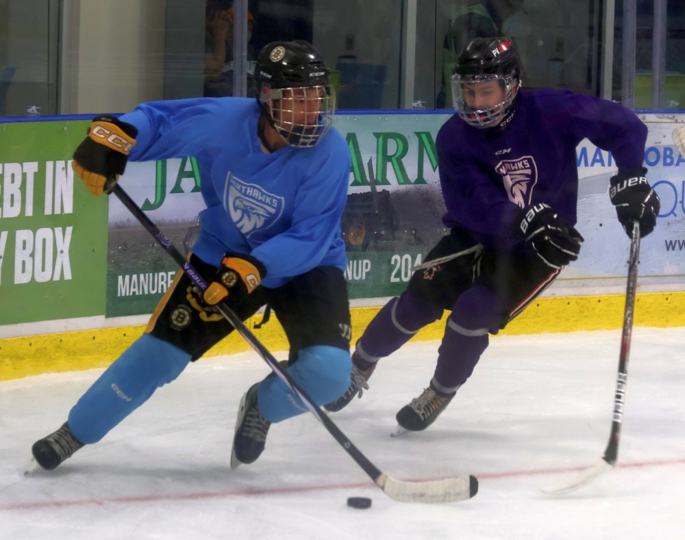 The Niverville Nighthawks opened their 2025 training camp Aug. 15. (Cassidy Dankochik The Carillon)