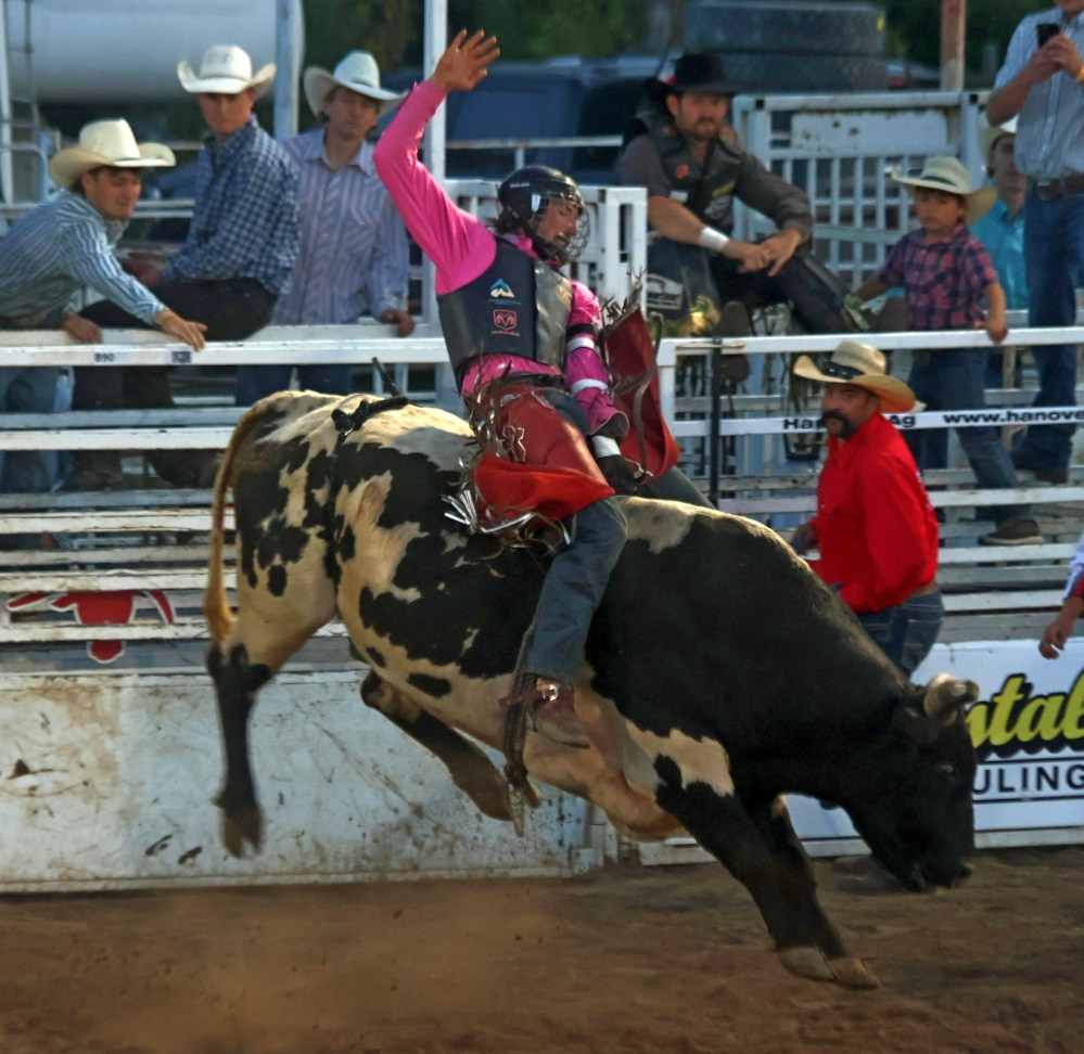 Fans packed into Grunthal for Crossfire Bullriding's Bull Riders of Canada invitational Aug. 14/15. (Cassidy Dankochik The Carillon)