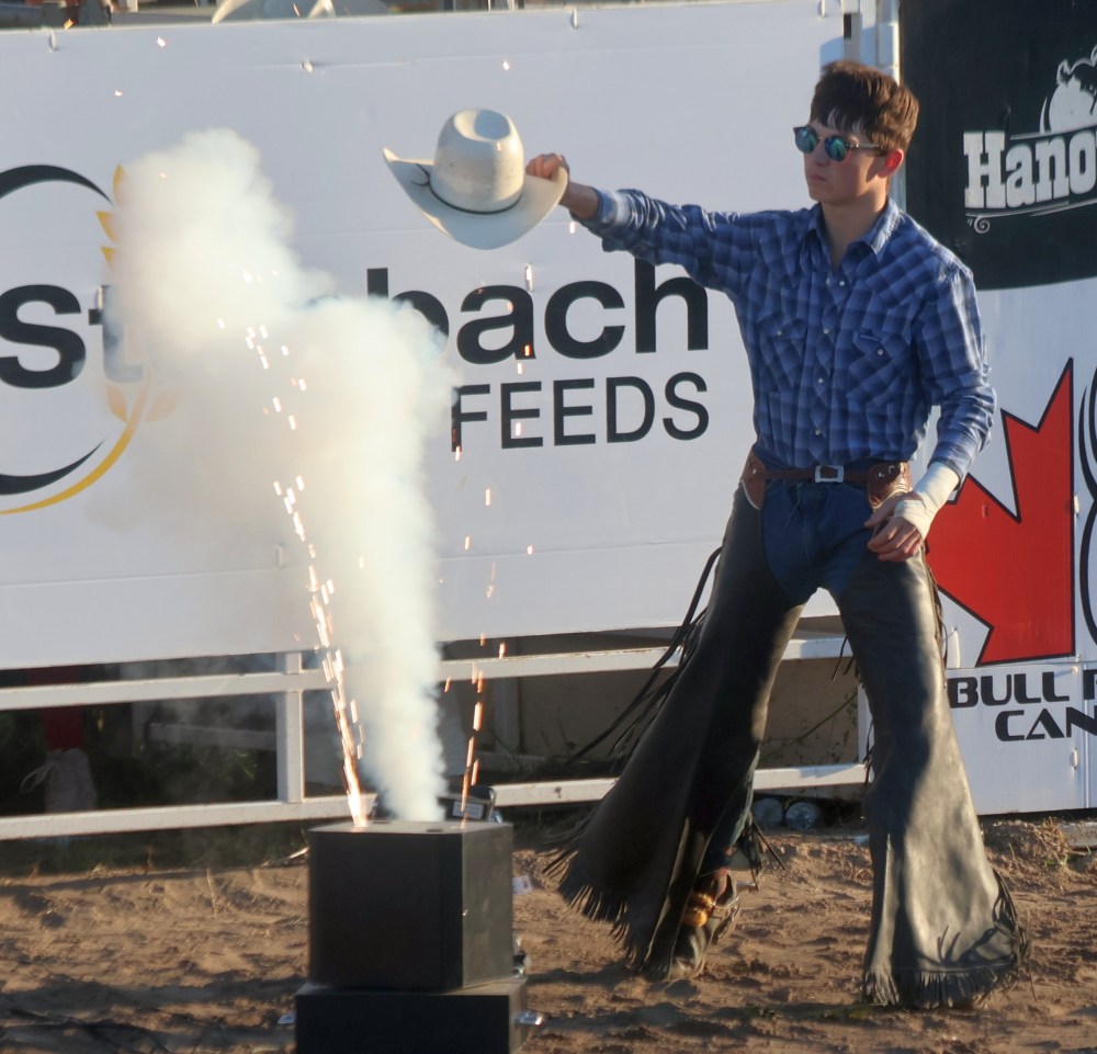Fans packed into Grunthal for Crossfire Bullriding's Bull Riders of Canada invitational Aug. 14/15. (Cassidy Dankochik The Carillon)