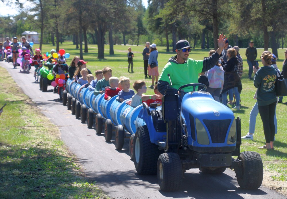 The Kid's Parade at Logging Days was held Aug. 24 at Marchand Park. The community gathered to watch a parade of anything a kid could ride, pull push or drag. (Cassidy Dankochik The Carillon)