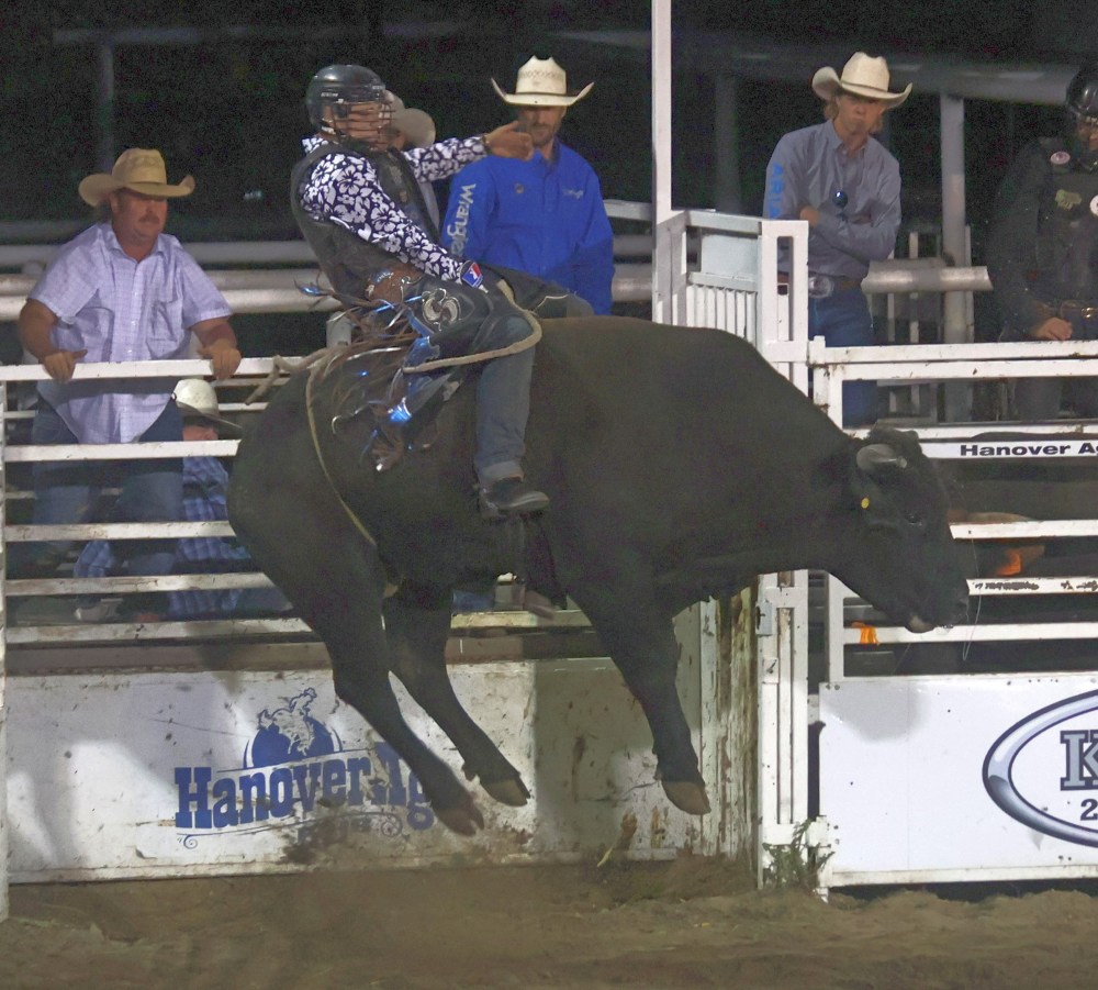 Fans packed into Grunthal for Crossfire Bullriding's Bull Riders of Canada invitational Aug. 14/15. (Cassidy Dankochik The Carillon)