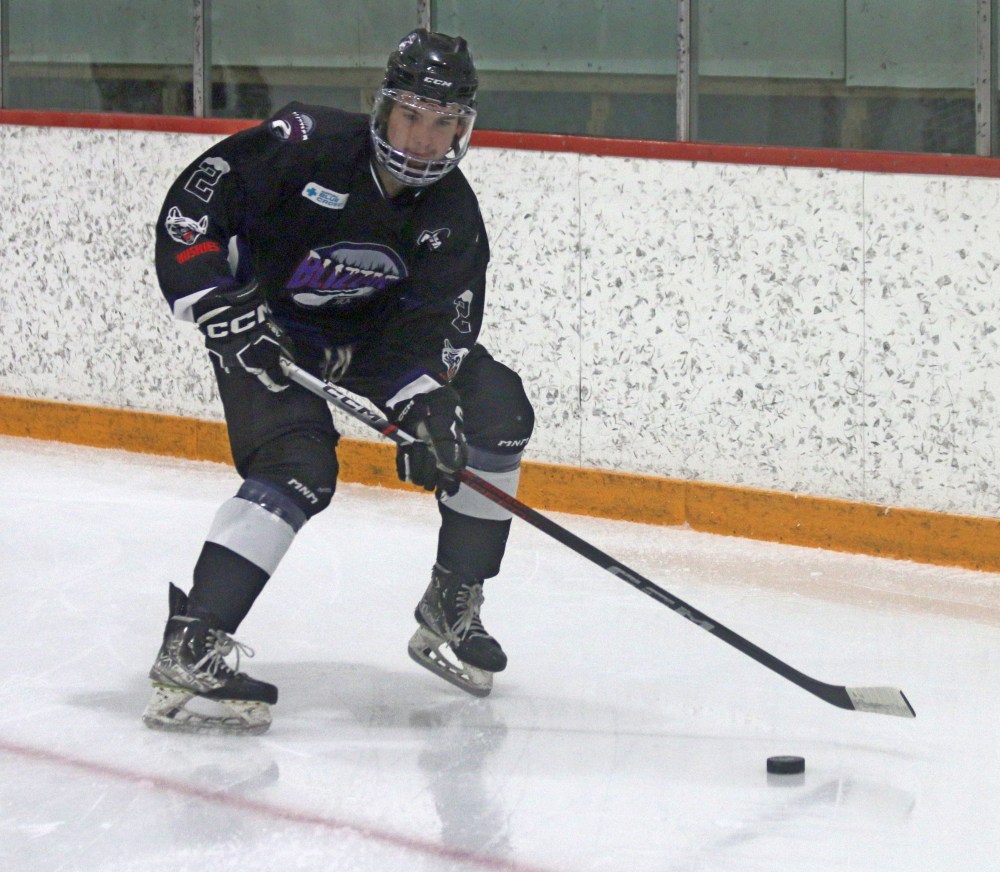 Lorette defenseman Thomas Phillips will be joining the Niverville Nighthawks after a trade. (Cassidy Dankochik The Carillon)