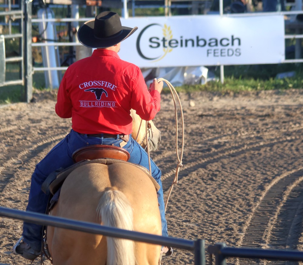 Fans packed into Grunthal for Crossfire Bullriding's Bull Riders of Canada invitational Aug. 14/15. (Cassidy Dankochik The Carillon)