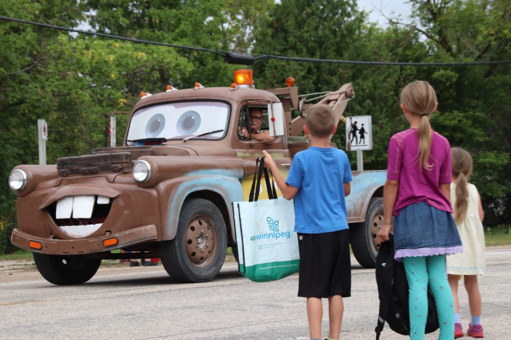 JURA MCILRAITH CARILLON ARCHIVES
Eager candy collectors wait for Tow Mater to toss treats at the 2023 Sprague Fest parade.