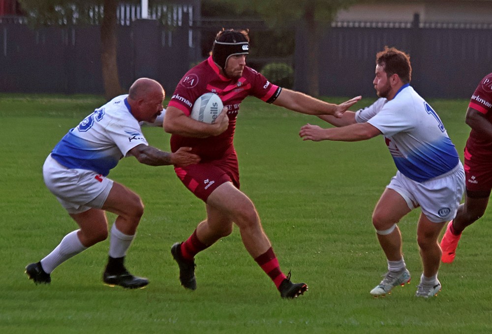 The Eastman Warriors fell to the Winnipeg Assassins in Manitoba Rugby premier division action in A.D. Penner Park Aug. 14. (Cassidy Dankochik The Carillon)
