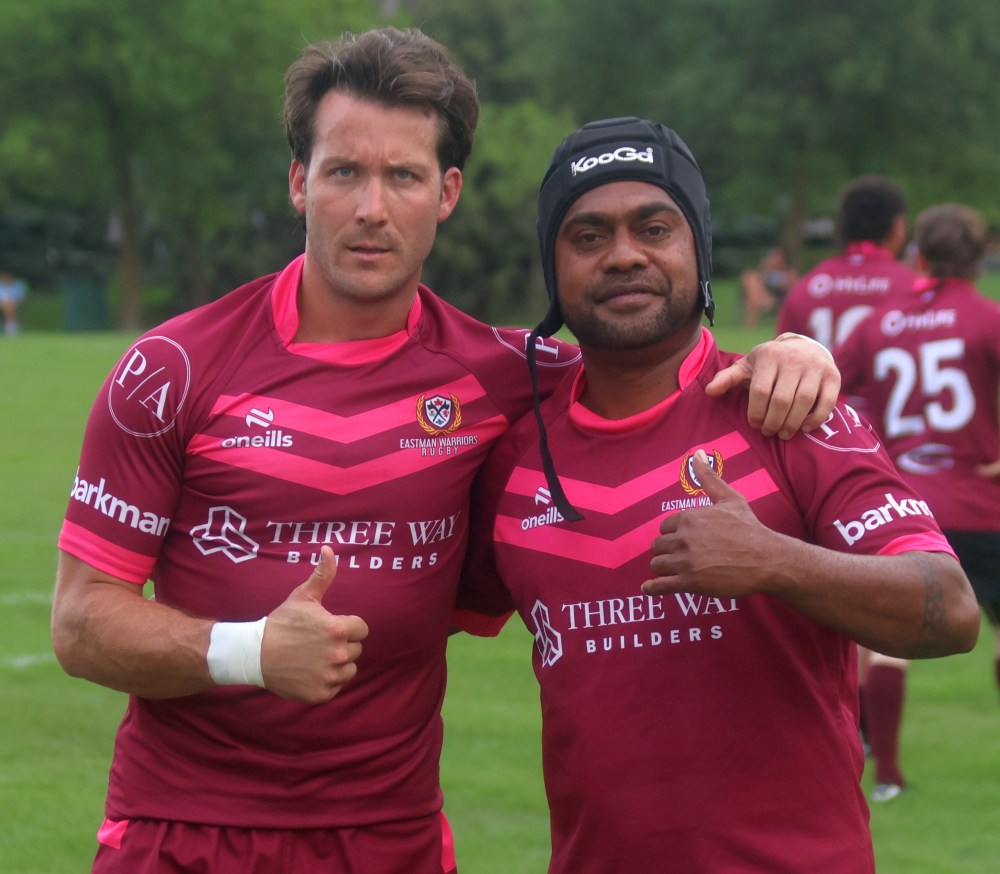 The Eastman Warriors fell to the Winnipeg Assassins in Manitoba Rugby premier division action in A.D. Penner Park Aug. 14. (Cassidy Dankochik The Carillon)