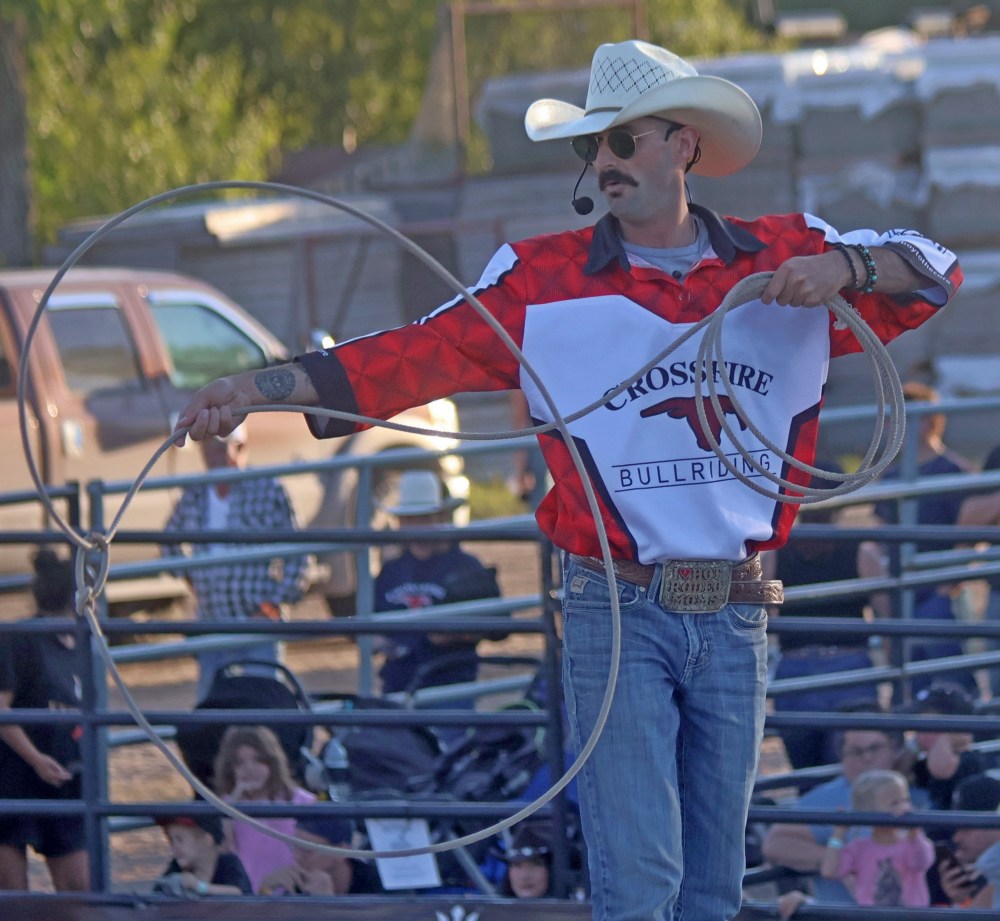 Fans packed into Grunthal for Crossfire Bullriding's Bull Riders of Canada invitational Aug. 14/15. (Cassidy Dankochik The Carillon)