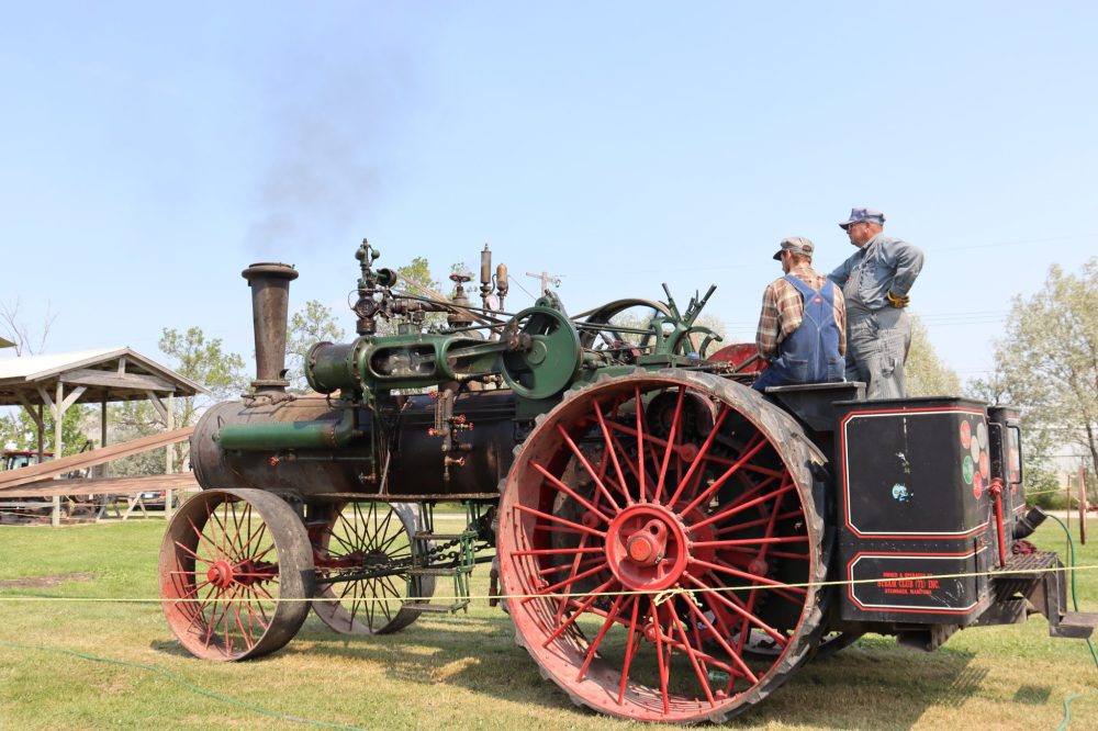 CARILLON ARCHIVES
The steam engine only comes out of storage a few times a year, including for Pioneer Days on the August long weekend. Pioneer Days sees about 6,000 people enjoying the grounds of Mennonite Heritage Village and learning about settler life.