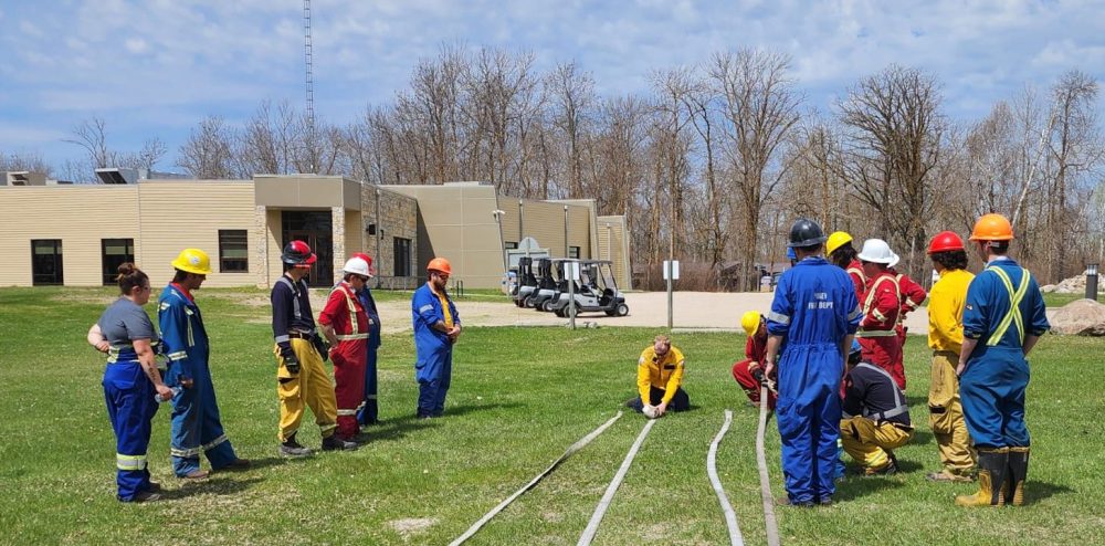 Submitted by the RM of Piney
Firefighters train in May on wildland fires for the RM of Piney and Buffalo Point First Nation.