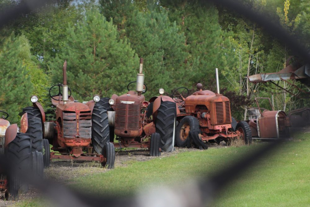 MATTHEW FRANK THE CARILLON
Three tractors are part of the more than 250 pieces at the Center Canada Heritage Museum, located less than a kilometre away from Canada’s longitudinal centre.