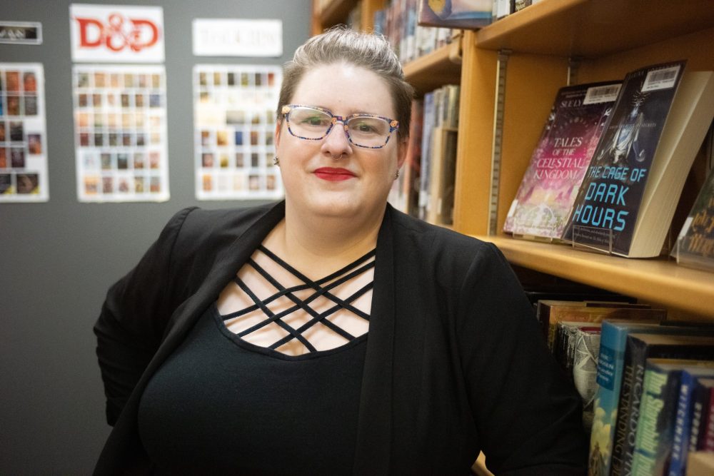 SVJETLANA MLINAREVIC THE CARILLON
Alyssa Pankratz has been hired as the Jake Epp Library business manager, a new position that is meant to not only balance the books but promote the library with branding, marketing, and fundraising initiatives.