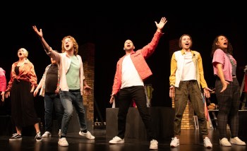 STEINBACH ARTS COUNCIL 
A rehearsal takes place for Godspell in 2024.