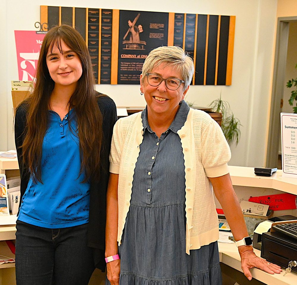 Reception staff and volunteers welcome museum guests throughout the year.