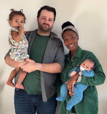 Submitted by the Martin family 

Simon Martin holds his daughter Zarah, while his wife Jena holds one-month-old Maverick.