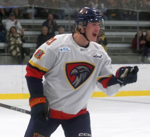 The Niverville Nighthawks have been dominant to start this MJHL season. (Cassidy Dankochik The Carillon)