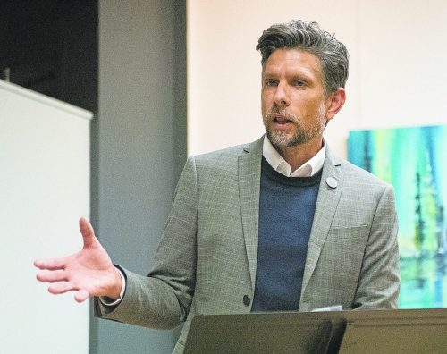 SVJETLANA MLINAREVIC THE CARILLON ARCHIVES
Steinbach Arts Council executive director David Klassen said the arts organization has joined the Roots of Hope committee in Steinbach which is spearheaded by Southern Health. It aims to prevent suicide and promote wellness in the community.