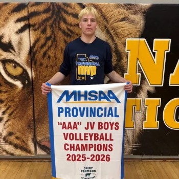 Coltyn Senkow was named a MHSAA athlete of the week, helping Springfield to their first provincial banner in 32 years. (MHSAA)