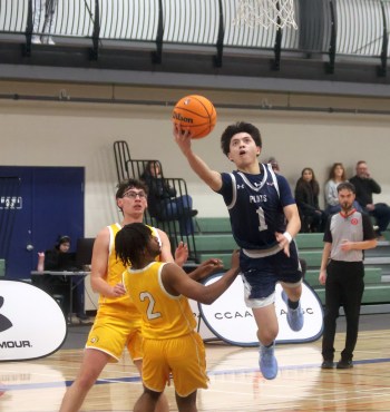 Providence split a pair of games with Oak Hills in Niverville Jan. 23/24. (Cassidy Dankochik The Carillon)