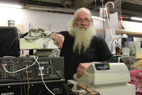 MATTHEW FRANK THE CARILLON 

Chris Giesbrecht, owner of Steinbach thrift store Local Matters, is considering closing his shop after it was robbed for a fourth time on Jan. 23