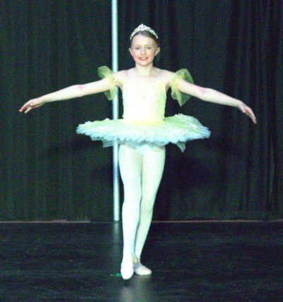 PHOTO BY BILL RUPERT 

A dancer commands the stage at the Southeast Event Centre on Feb. 21.