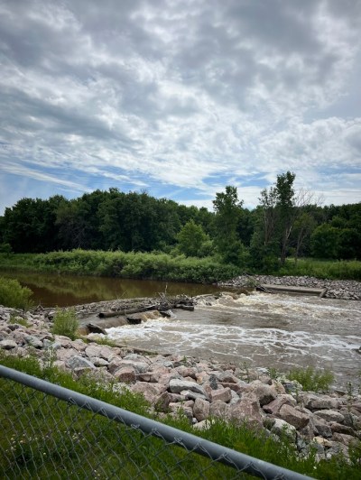 SUPPLIED
Minnesota and Manitoba are developing a plan to build a fish passage at the Dominion City Dam, eliminating the “last barrier” for lake sturgeon swimming in the Roseau River.