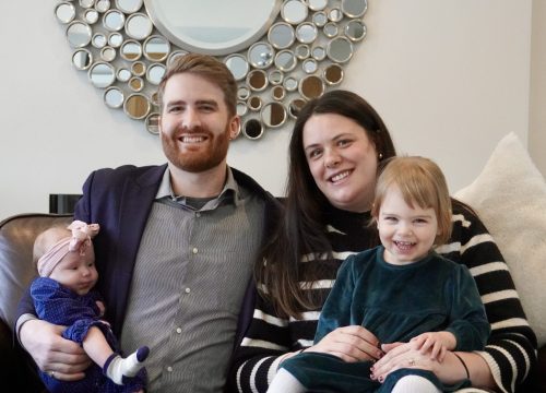 SUPPLIED 

Adam McAllister, pictured with his wife Melissa and their children, is excited to seek the PC nomination for Springfield-Ritchot.