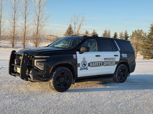 SUPPLIED 

The Rural Municipality of Springfield hired its first community safety officer in December 2025.