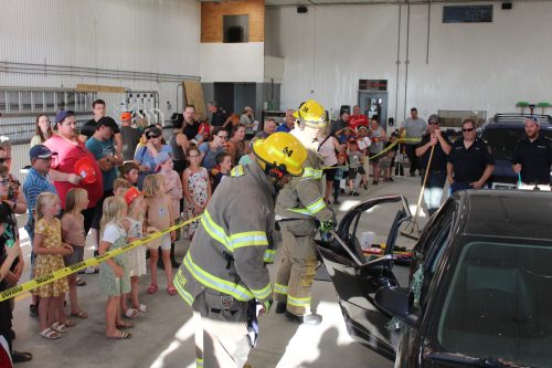 CARILLON ARCHIVES 

A 2024 open house saw people pack the local fire hall in Ste Anne.